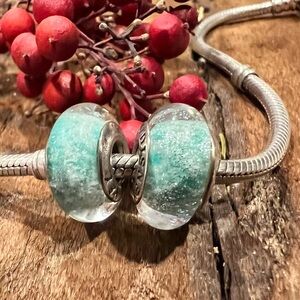 Authentic Pandora Murano Disney Ariel’s Signature Colour Teal Little Mermaid